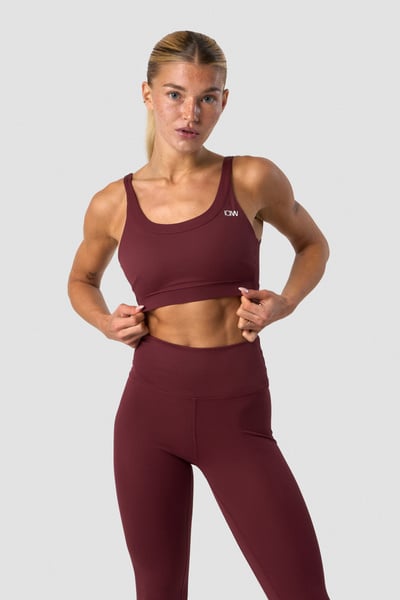 Nimble Sports Bra Burgundy - undefined