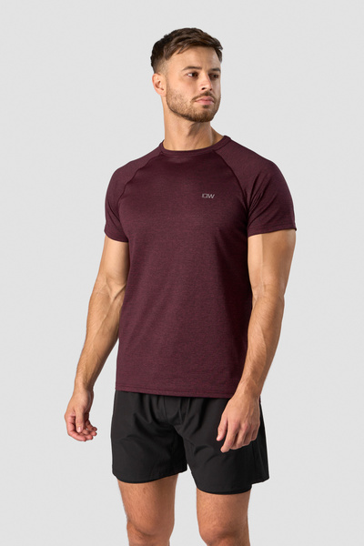 Training Mesh T-shirt Men Burgundy - undefined