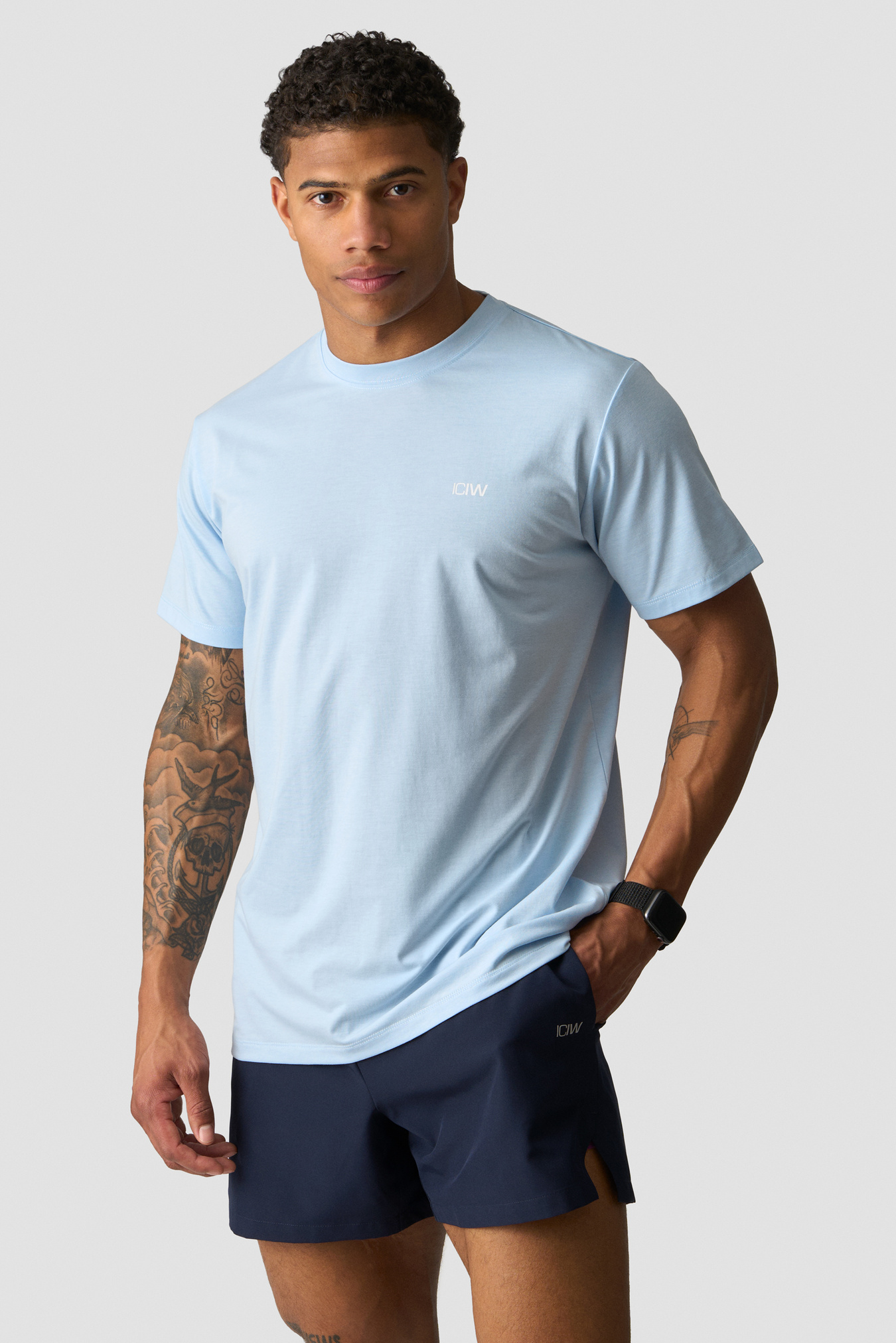 Essential Dri-Release Printed T-Shirt Arctic Blue - image 3
