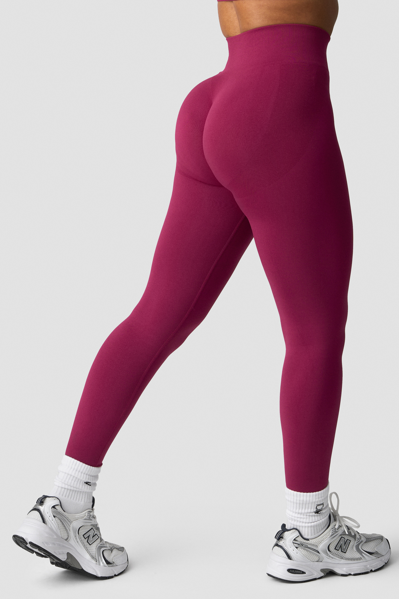 Smooth Seamless Tights Magenta Rose - image 1